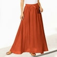 thumbnail image 3 of CHUOU Maxi Skirts For Women Reg & Plus Size Women's Long Skirts Flowy Summer Skirt Aline Elastic High Waisted Trendy, 3 of 5