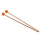 thumbnail image 2 of 2 uds mazos de tambor mango de arce cabeza de goma para piezas de tambor Glockenspiel-naranja, Yuyangstore 2pcs mazos de tambor de madera, 2 of 8