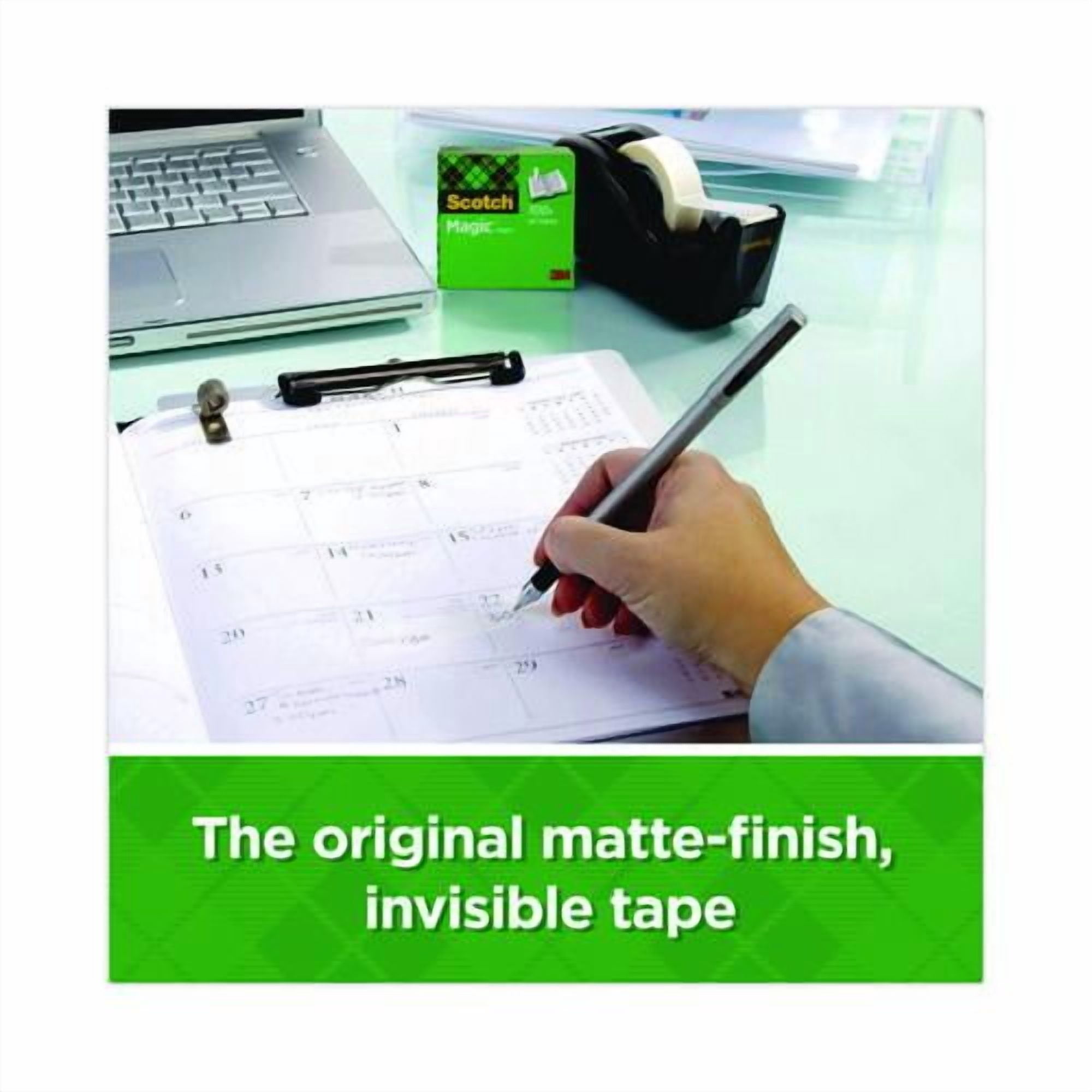 Magic Tape Refill, 1" Core, 0.75" x 36 yds, Clear, 12/Pack | Bundle of 2