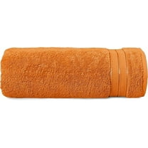 Elegant Comfort Turkish Cotton Jumbo Bath Towel, 1-Piece, 35" x 70", Highly Absorbent - Soft Bathroom Towel, Orange