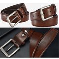 thumbnail image 6 of Mens Cowskin Belts Genuine Leather Ratchet 1 3/8" for Casual Jean, 6 of 8