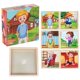 thumbnail image 1 of Rompecabezas de seis caras para niños, rompecabezas de madera tridimensional, juguetes de cognición espacial E65D, 1 of 4