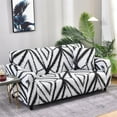 thumbnail image 1 of Housse de Sofa Géométrique 1/2/3/4 Places Extensible en Spandex en Forme de L Housses de Sofa Méridienne Housse de Canapé d'Angle Protège-Meubles, 1 of 6