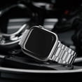 thumbnail image 2 of ZYX Premium Stainless Steel Band for Apple Watch, Classic Business Metal Strap with Adjustable Tool, Silver, 42/44/45/49mm/46mm(series 11 10), 2 of 7