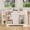 White, variant on 42’’ Coffee Bar Cabinet and Coffee Station, Noelse Sideboard Buffet with Storage Drawers, Small Pantry with Door Shelves for Kitchen Living Room, White