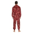 thumbnail image 7 of joogoo Dragon Scales Red Unisex Adults Onesies Pajamas Jumpsuits L, 7 of 7