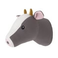 thumbnail image 2 of Little Love by NoJo Plush Fleece Cow Head Wall Décor, 2 of 5