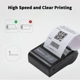 thumbnail image 2 of TFixolPortable BT 80mm Thermal Receipt Printer Personal Mini Bill POS Mobile Printer with Rechargeable Battery Support ESC/POS Compatible with Android iOS Windows for Restaurant Supermarket Kitchen Of, 2 of 7