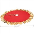 thumbnail image 3 of Antqov Christmas Tree Skirt Round Soft Christmas Tree Skirts Christmas Ornaments Rustics Thicker Winter Tree Rugs for Home Holiday Party Arts Decorations, 3 of 9