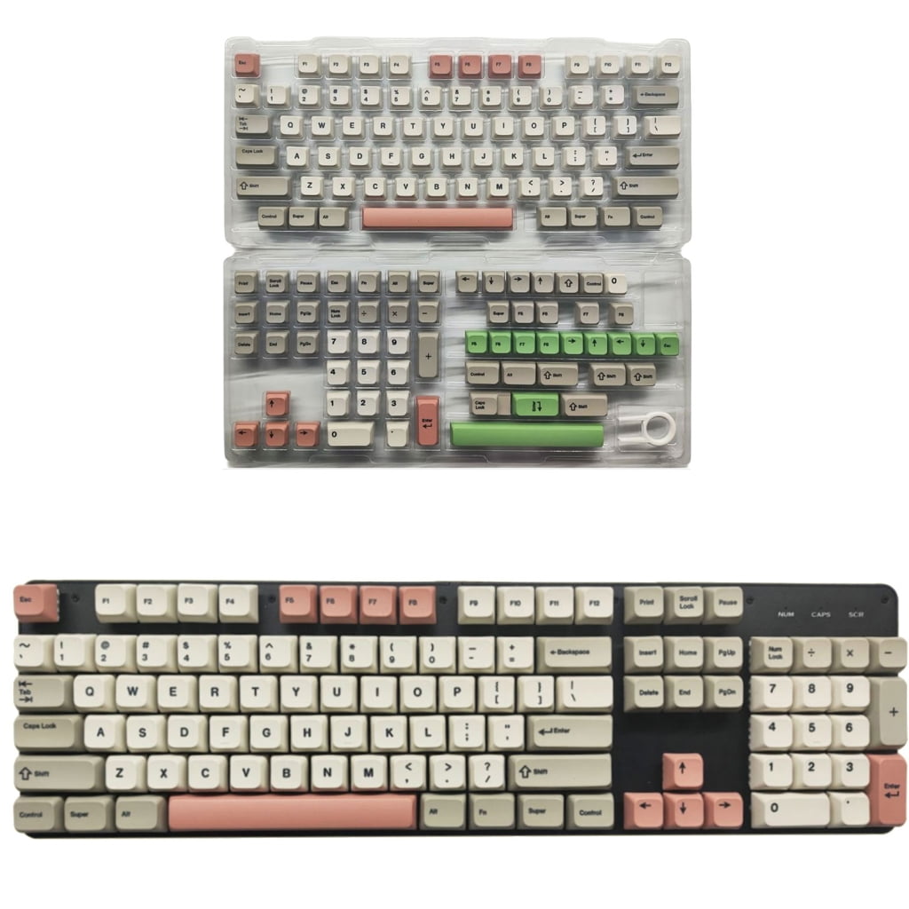 AOOOWER 138Key 9009 Retro Keycap PBT Dye Sublimation XDA Profile Mechanical Keyboards