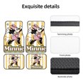 thumbnail image 5 of Cartoon Mickey Mouse And Minnie Mouse Car Floor Mats Universal Floor Mats for Cars Front Rear Car Foot Mats Cute Anime Pattern Car Accessories for Trucks, 5 of 5