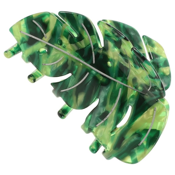 OUNONA Hair Claws for Women Leaf Shape Acetate 1Pack