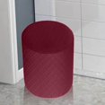 thumbnail image 4 of kurtrusly Round Stretch Ottoman Slipcovers Footrest Sofa Cover Foot Stool Protector oversized Covers Grey, 4 of 6