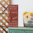 thumbnail image 5 of Family Rules Wall Plaque with Sayings Rustic Wood Wall Decor Sign Wood Plaque Wall Art 30 x 12 x 0.25inch (Family Rules), 5 of 6