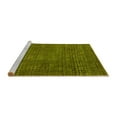 thumbnail image 2 of Ahgly Company Machine Washable Indoor Square Abstract Yellow Modern Area Rugs, 3' Square, 2 of 4