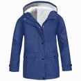 thumbnail image 4 of zuwimk lightweight Jacket for Girls Kids Toddler Girls' Print Water-resistant Jacket(6-7 Years,Navy), 4 of 7