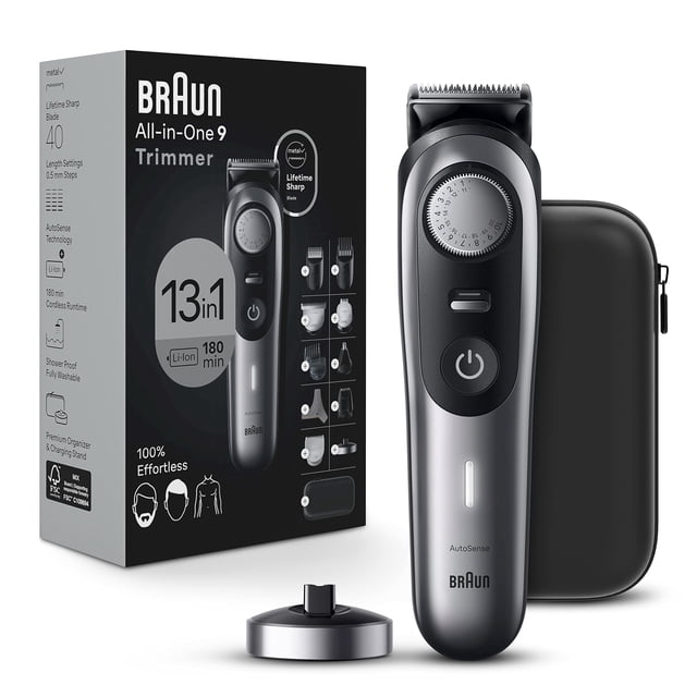 Kit todo en uno Braun serie 9 9440 recortadora 13 en 1