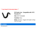 thumbnail image 2 of Oil Cooler Line - Compatible with 1972 Porsche 911, 2 of 2