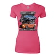 thumbnail image 2 of Wild Bobby Ford Shelby GT All American Women Slim Fit Junior Tee, 2 of 6