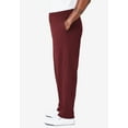 thumbnail image 3 of KingSize Men's Big & Tall Lightweight Jersey Open-Bottom Sweatpants, 3 of 6
