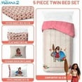 thumbnail image 2 of Disney Moana Back Together 5 Piece Twin Size Kids Bed Set with Sham, 2 of 5