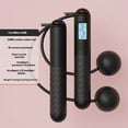 thumbnail image 3 of asddcavvf With Counter ( With/Without Rope) Skipping Relativelk For Adults Weighted With Counter, 3 of 8