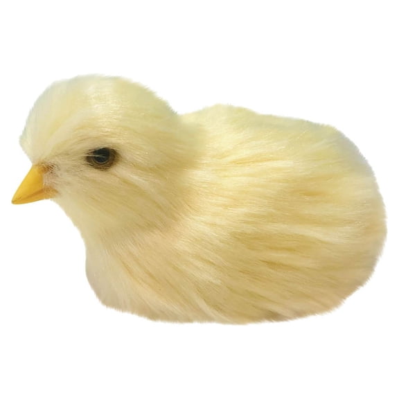 3 inch Realistic Chick Plush Toy Simulation Stuffed Animal Soft Cuddly Design Fabric Friends Easter Basket Filler Birthday Gift Home Decor