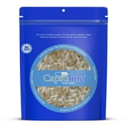 Clear Size 1 Empty Gelatin Capsules by Capsuline - 5000 Count