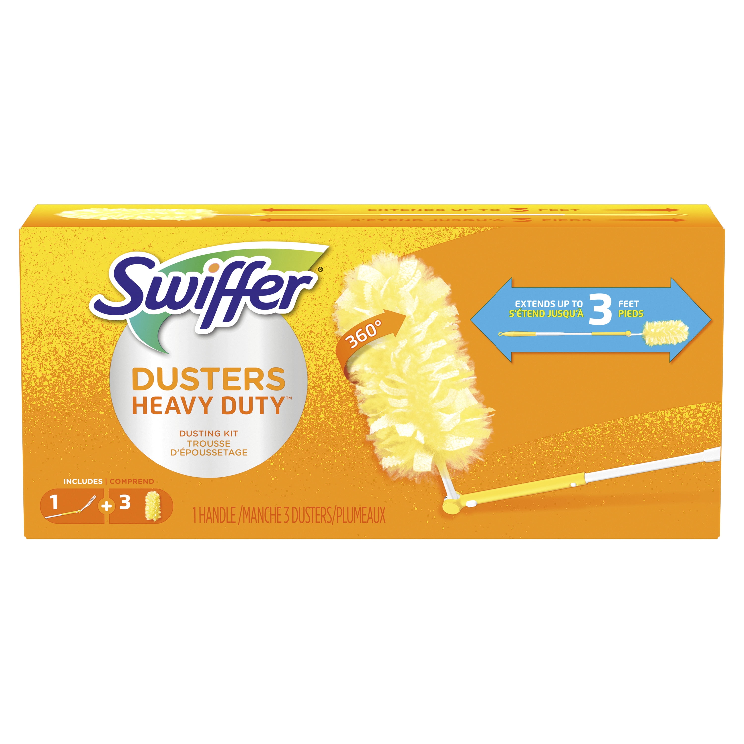 Swiffer Dusters Heavy Duty Extendable Handle Starter Kit 1 Handle 3 Dusters Walmart Com Swiffer Dusters Heavy Duty Extendable Handle Starter Kit 1 Handle 3 Dusters Walmart Com