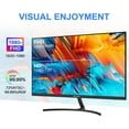 thumbnail image 4 of SANSUI Moniteur 27 Pouces FHD avec USB Type-C, Haut-Parleurs Intégrés, 75Hz, HDMI, VGA, Réglage d'Inclinaison, Confort des Yeux, 4 of 8