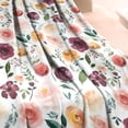 thumbnail image 3 of Pioneer Flower Floral Print Pattern Blanket,Comfortable Soft Lamb Wool Throw Blanket,All Season,Warm Lightweight Blankets for Sofa Bed Couch Living Room Chair,40"x50", 3 of 4