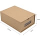 thumbnail image 5 of 10 cajas de cartón ondulado para zapatos, cajas de almacenamiento de zapatos con cajones, cajas de cartón kraft ondulado para manualidades (33,5 cm x 23 cm x 13 cm) (10) esquí esquí Gafas de esquí, 5 of 5