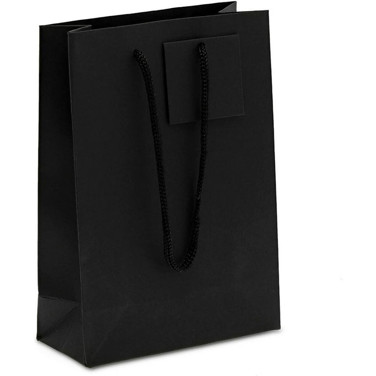  Fay People Birthday Bag - 4pk Black Gift Bags; Medium Gift Bags  with Tissue Paper, Over 15 Design Options for Unusual Funny Gifts : Health  & Household