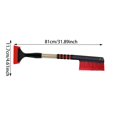 thumbnail image 3 of Aluminum Alloy Snow Shovel for Cars Ice Scraper & Snow Remover Combo, 3 of 4
