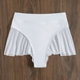 thumbnail image 2 of LEEy-world Swim Shorts Women High Waisted Women's Standard Solid Element Swim Boardshort White,L, 2 of 5