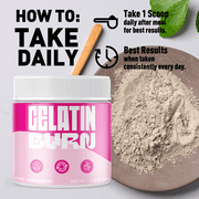 Gelatin Burn Advanced Formula Powder Supporting Energy and Healthy Lifestyle 150 Servings