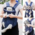 thumbnail image 4 of Large Bearing Capacity(within 10kg) Pet Carrier Bag,adjustable Comfortable Pet Backpack (blue), 4 of 5