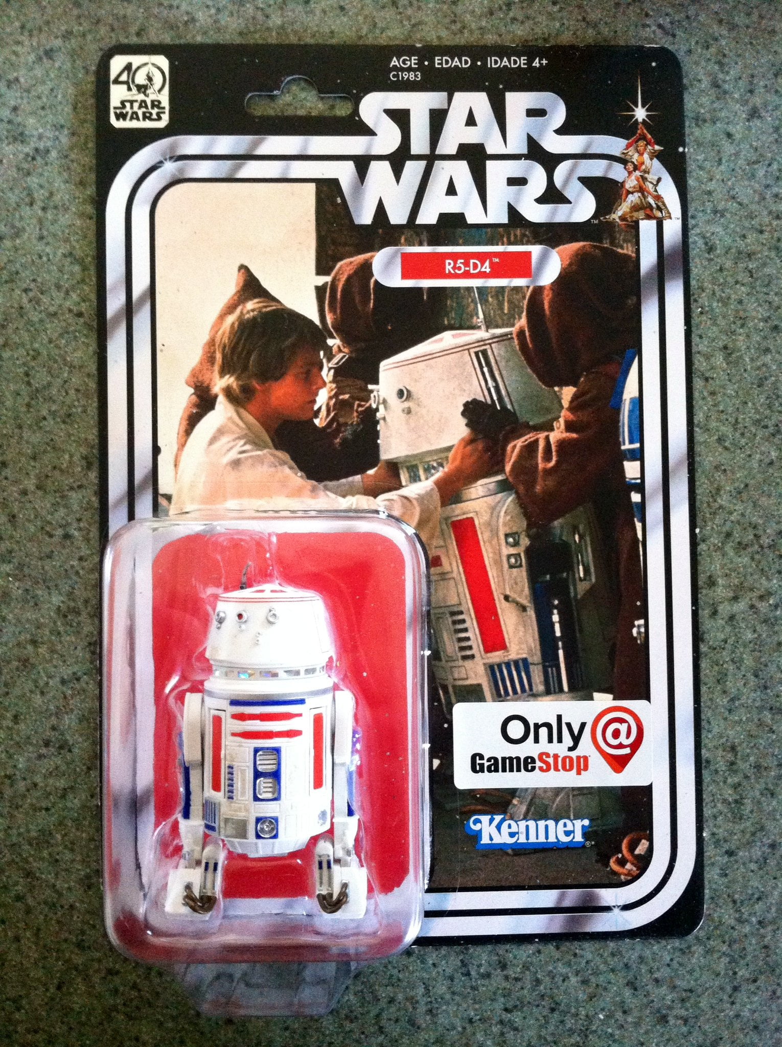 Star Wars Black Series 40th Anniversary R5-D4 Action Figure