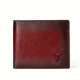 thumbnail image 2 of 1Genuine Leather Men's Wallet, Top Layer Cowhide Large Capacity Wallet For Men With 11 Card Slots & 2 Bill Compartments, Gift For Him, 2 of 4