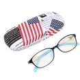 thumbnail image 1 of Gafas de lectura con bloqueo de luz azul, elegantes y modernas, portátiles, para hombres y mujeres (+200), 1 of 14