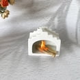 thumbnail image 2 of Ceramic House Shaped Smudge Burner, Sage & Palo Santo Holder with Fireproof Chamber, Incense Burning Stove for Aromatherapy, Meditation & Home Decor, 2 of 6