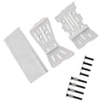thumbnail image 1 of Juego de 3 placas protectoras de chasis atornillables de acero inoxidable mejorado para vehículos RC 1:10 de alta resistencia profesional, 1 of 9