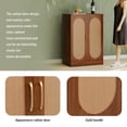 thumbnail image 5 of Historyli Go5H 41.9 Inch Modern Bar Cabinet With Wine And Glass Rack, Industrial Rattan Door Liquor Table With Large Storage Space, For Kitchen, Dining Room, 5 of 9