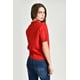 thumbnail image 3 of Blusa tejida de manga corta /Juvenil, 0257 (Rojo) rojo G, 3 of 4