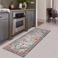 thumbnail image 2 of Wonnitar 2'x6' Boho Tribal Runner Rug,Vintage Kitchen Runner Rug, Soft Non Slip Washable Laundry Room Mat Indoor Throw Hallway Floor Carpet Runner for Bathroom Entryway Bedroom, 2 of 7