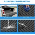 thumbnail image 3 of Nilight 5.5FT Truck Bed Mat for Toyota Tundra CrewMax 2022–2025, Textured TPE Bed Floor Guard for Short Bed Trucks, Non-Slip Cargo Protection, 3 of 8