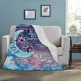 thumbnail image 4 of LHSHID Personalized Lover Name Message Text Blanket to My Granddaughter from Grandma and Grandpa Always Remember How Much I Love You Hug Blanket Throws Gifts, 4 of 6