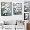 thumbnail image 4 of Designart "Peaceful Blue And White Dogwood" Dogwood Floater Framed Canvas Art Print, 4 of 5