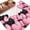 Pink, variant on Rectangle Area Rugs 6 x 9 Ft, Valentine's Day Non-Slip Residential Carpet, Romantic Love Heart Ballons Pink and Black Indoor Crawling Mats Runner Rugs for Living Room/Dining Room/Bedroom