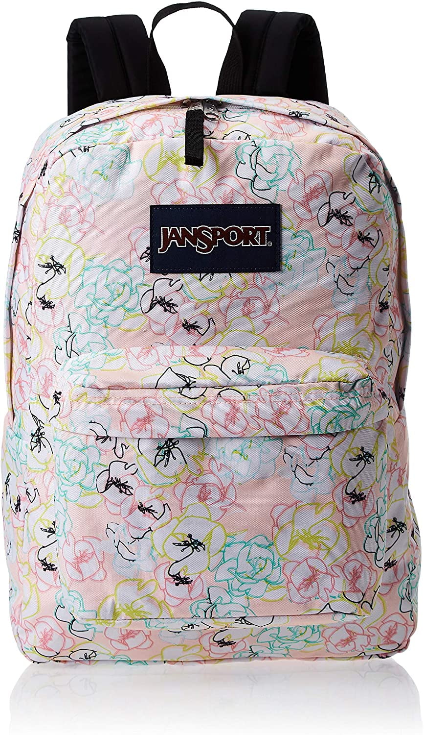 coral jansport backpack